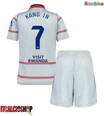 Atletico Madrid Lee Kang-in #7 Terza Maglia Bambino 2026-27 Manica Corta (+ Pantaloni corti)
